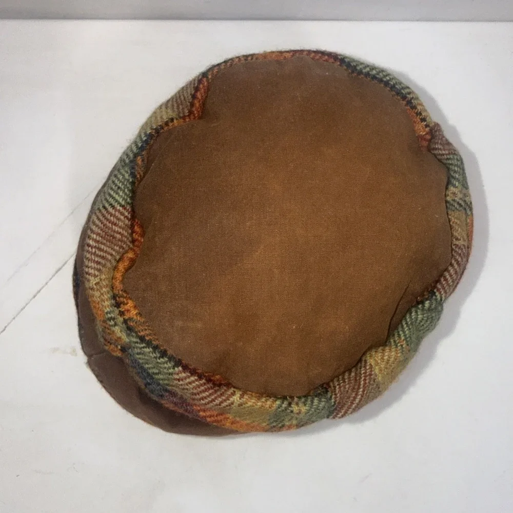 Vintage Moncrieff Specialist Silks Slouch Hat Brown Plaid Tweed Ireland